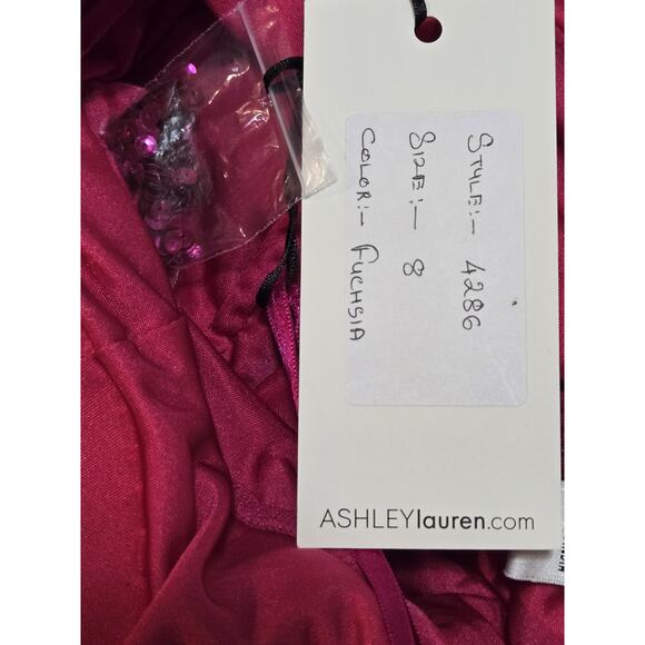 ASHLEYlauren 4286 Romper Fuchsia Size 8 Pageant Fun Fashion NWT - Picture 4 of 4